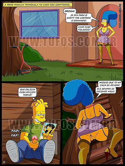 The simpsons trenando na..