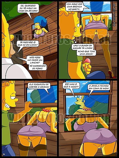 The simpsons trenando na..