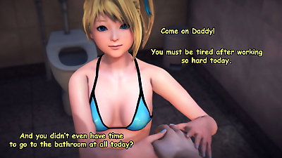 مرحاض الوقت مع daddy!